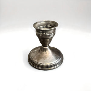 Sterling Silver Weighted Candlestick