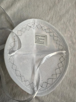 Infant Satin Kappah with Satin Ribbon