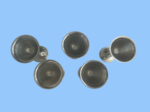 5 piece stainless steel kiddish cups